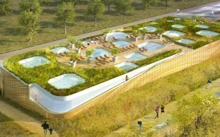 Le Fort d'Issy s'offre une piscine construite sur les principes zen - Batiweb